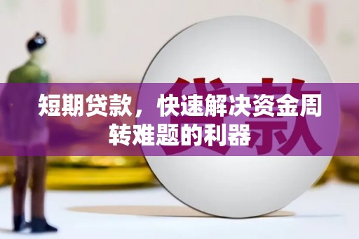 西秀短期贷款，快速解决资金周转难题的利器