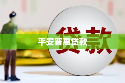 西秀平安普惠贷款