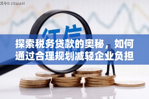 西秀探索税务贷款的奥秘，如何通过合理规划减轻企业负担