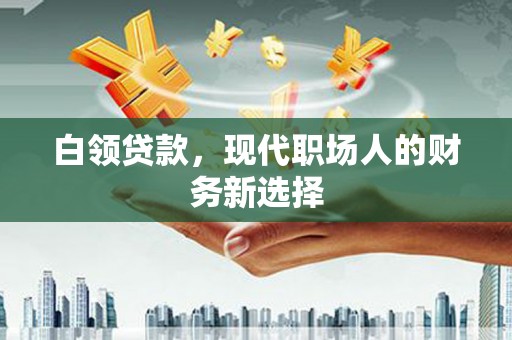 西秀白领贷款，现代职场人的财务新选择