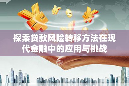 西秀探索贷款风险转移方法在现代金融中的应用与挑战