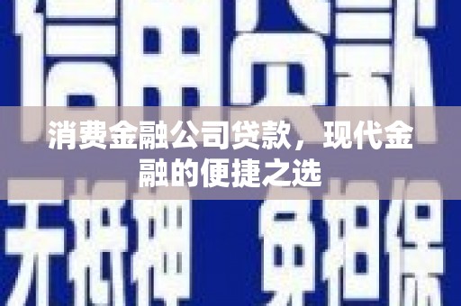 西秀消费金融公司贷款，现代金融的便捷之选