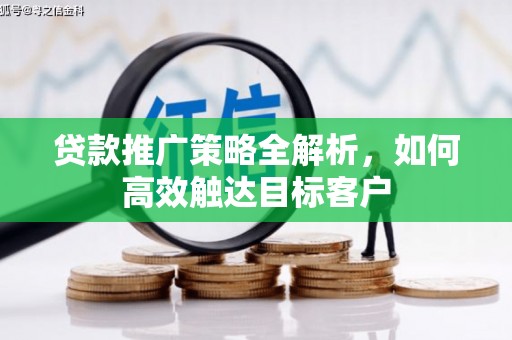 西秀贷款推广策略全解析，如何高效触达目标客户