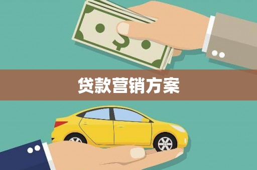西秀贷款营销方案