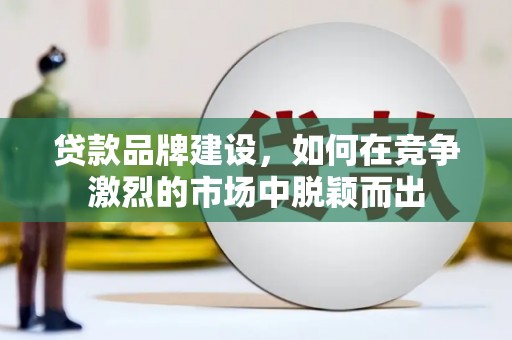 西秀贷款品牌建设，如何在竞争激烈的市场中脱颖而出