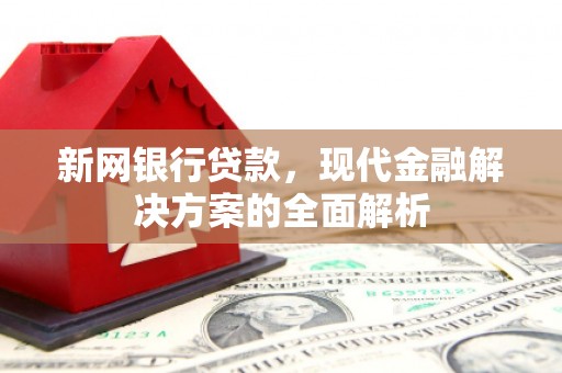 西秀新网银行贷款，现代金融解决方案的全面解析