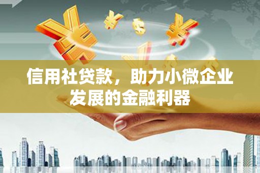西秀信用社贷款，助力小微企业发展的金融利器
