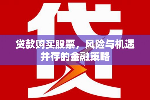 西秀贷款购买股票，风险与机遇并存的金融策略