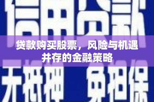 西秀贷款购买股票，风险与机遇并存的金融策略