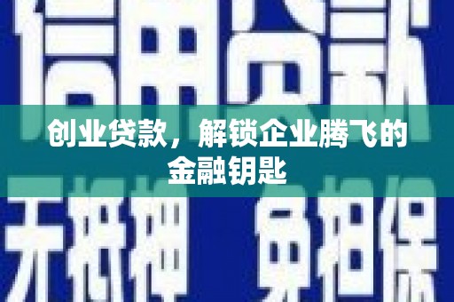 西秀创业贷款，解锁企业腾飞的金融钥匙